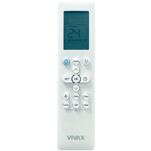 Aer Conditionat Vivax ACP-09CH25AERI S R-Design R32 Wi-Fi Ready Inverter 9000 BTU Clasa A+++ Argintiu